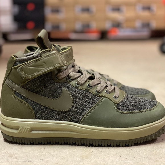 Nike Shoes - Nike Lunar Force 1 Womens Workboot Shoe Green Sz 7